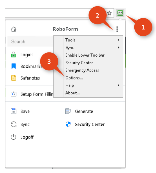 roboform online password recovery