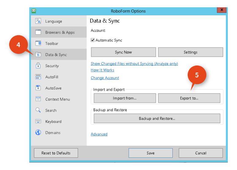 roboform extension no longer works with roboform 7