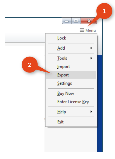 importing database from lastpass to sticky password