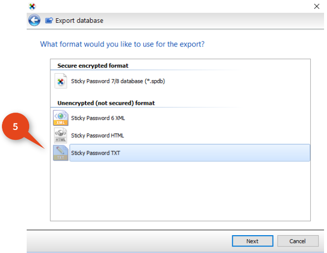 importing database from lastpass to sticky password